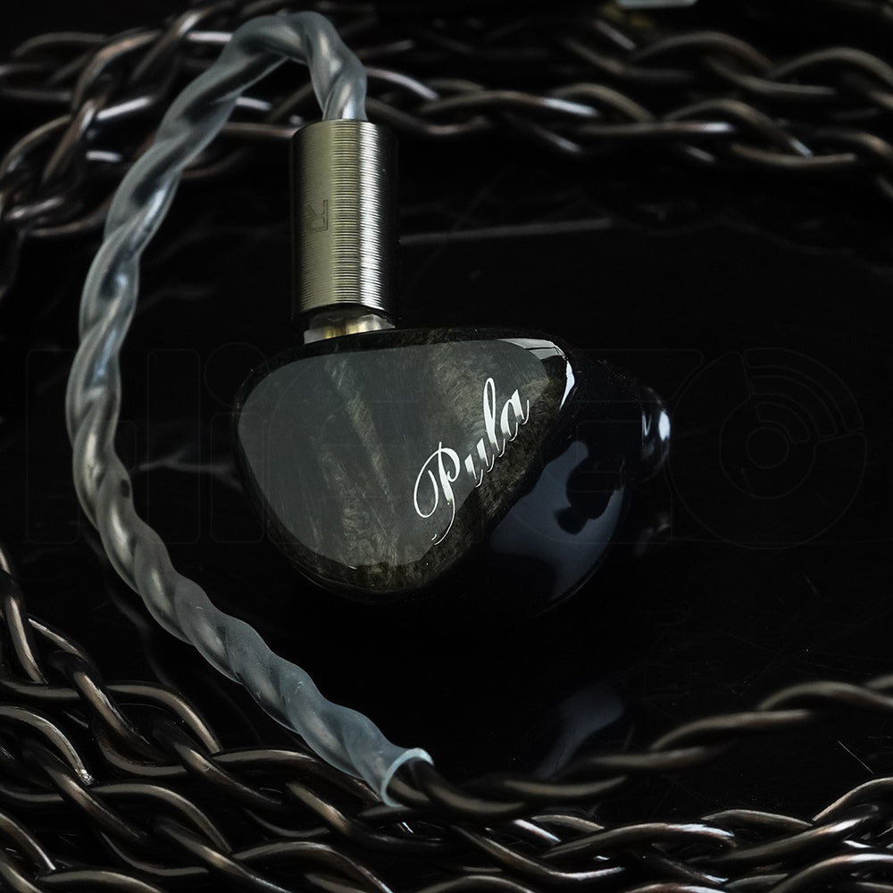 Pula Audio Unicrom Stabilized Maple Wood Single Dynamic Driver IEMs