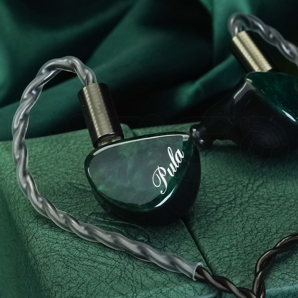 Pula Audio Unicrom Stabilized Maple Wood Single Dynamic Driver IEMs