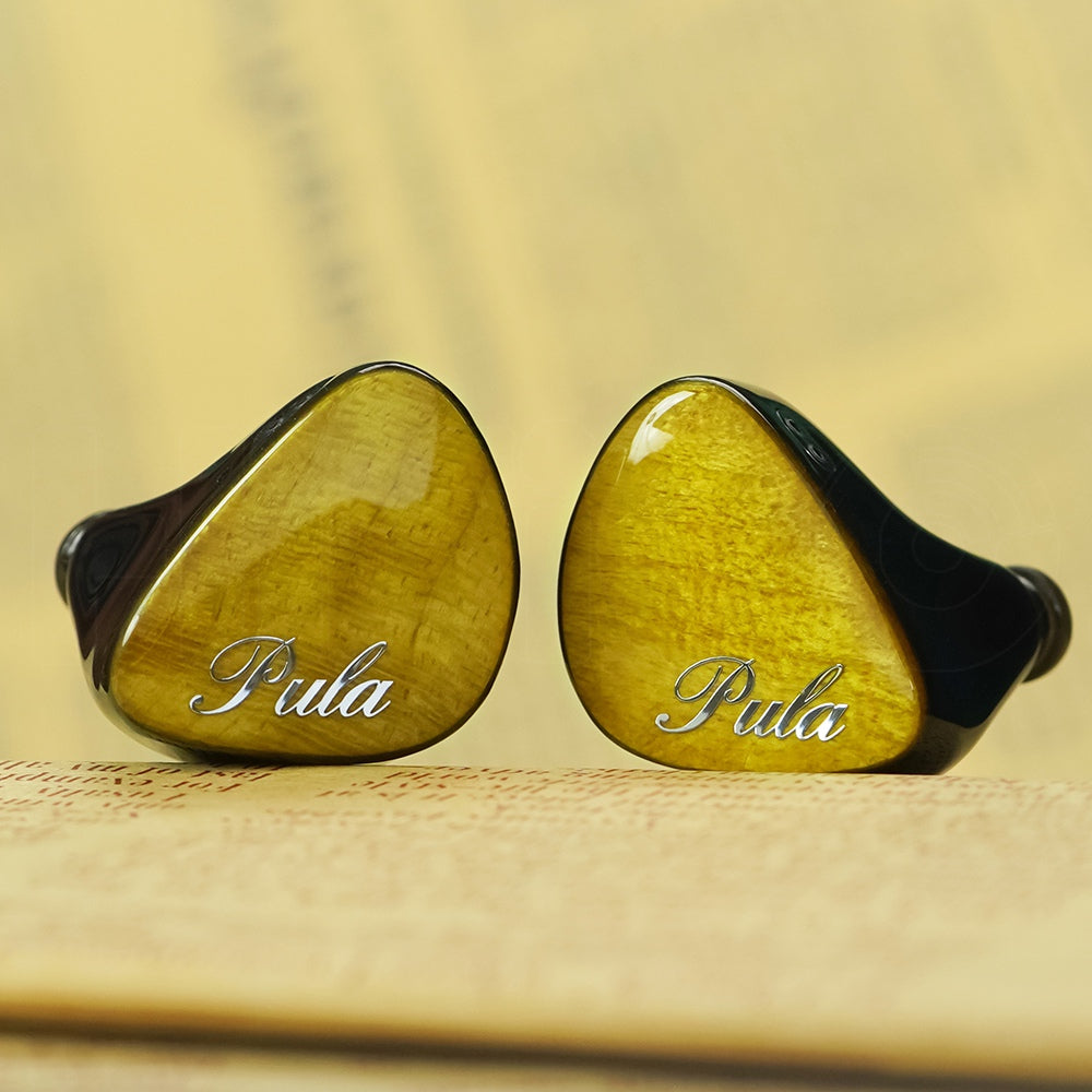 Pula Audio Unicrom Stabilized Maple Wood Single Dynamic Driver IEMs